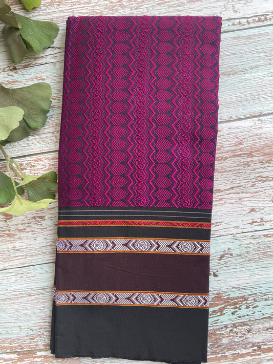 Magenta Khun Blouse Piece