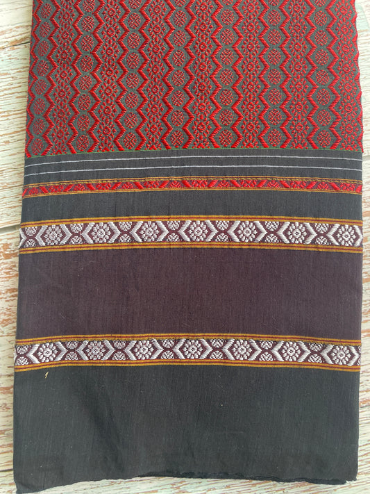 Maroon Khun Blouse Piece
