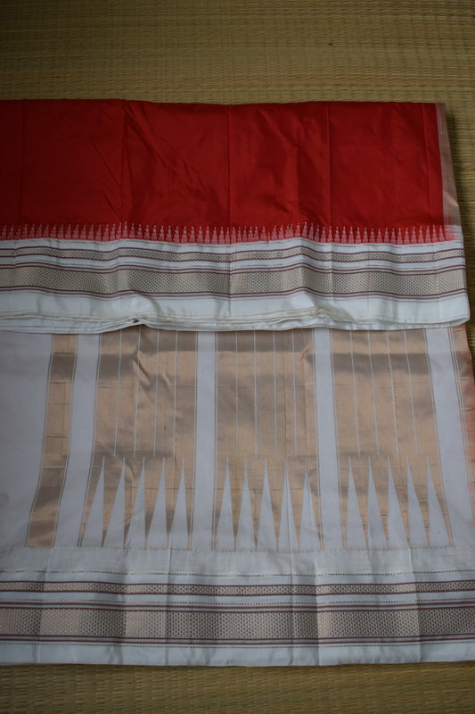 Red Ilkal Silk Saree