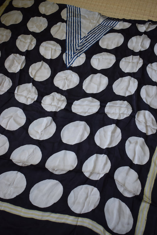 Black Ajrakh Modal Silk Kaftan