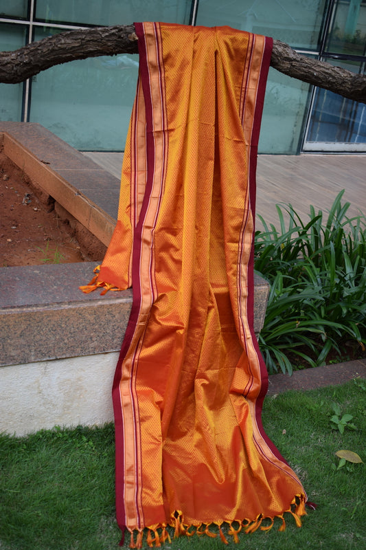 Mustard Yellow Khun Dupatta