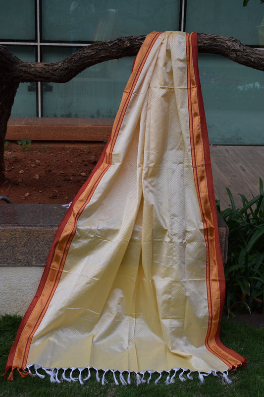 Yellowish Beige Khun Dupatta
