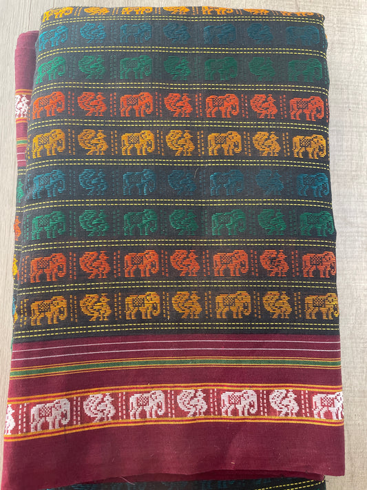 Hathi Mor Khun Blouse Piece
