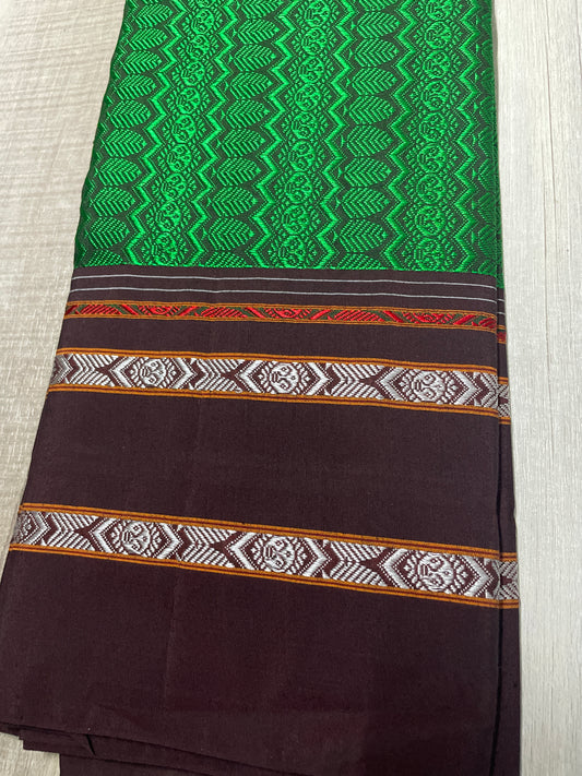 Green Khun Blouse Piece