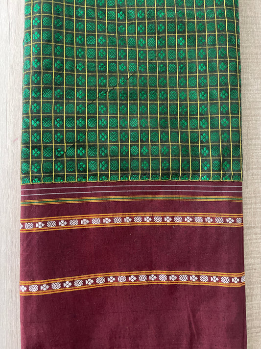 Green Khun Blouse Piece