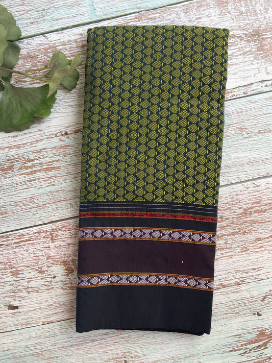 Olive Green Khun Blouse Piece