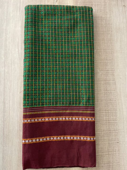 Green Khun Blouse Piece