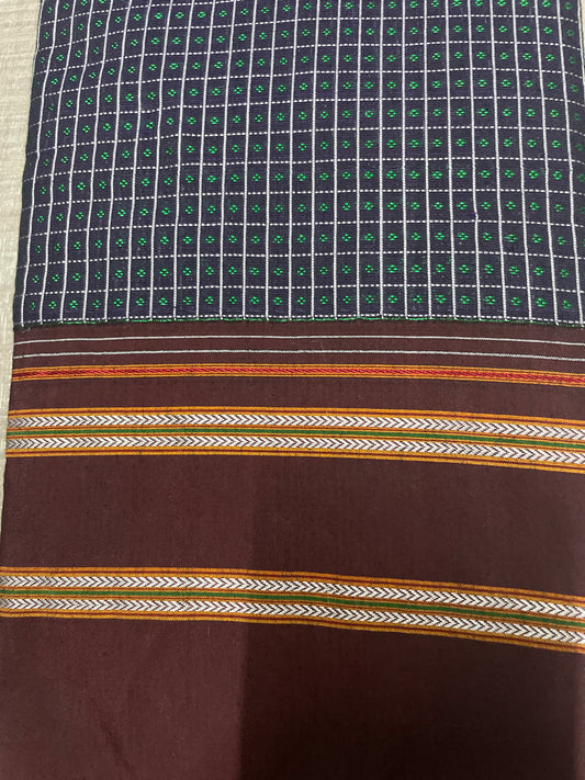 Blue Khun Blouse Piece