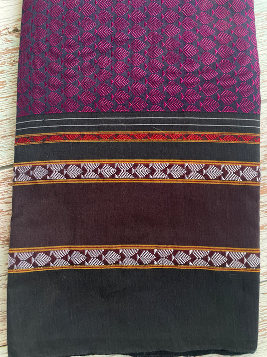 Wine Khun Blouse Piece