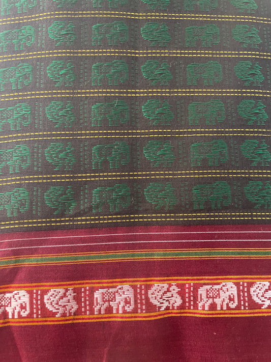 Hathi Mor Khun Blouse Piece