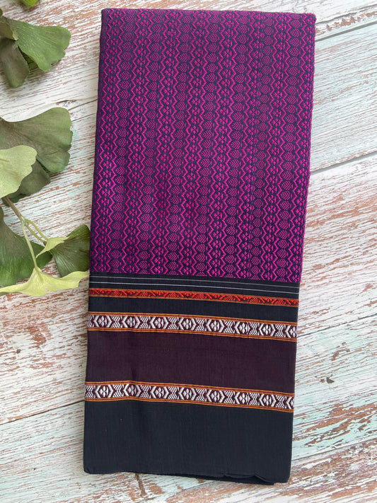 Magenta Khun Blouse Piece