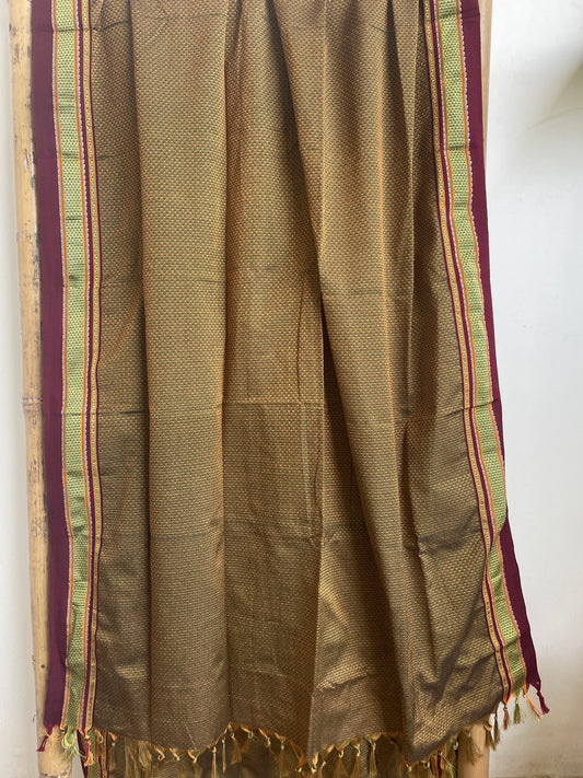 Green & Yellow Dual Shade Khun Dupatta