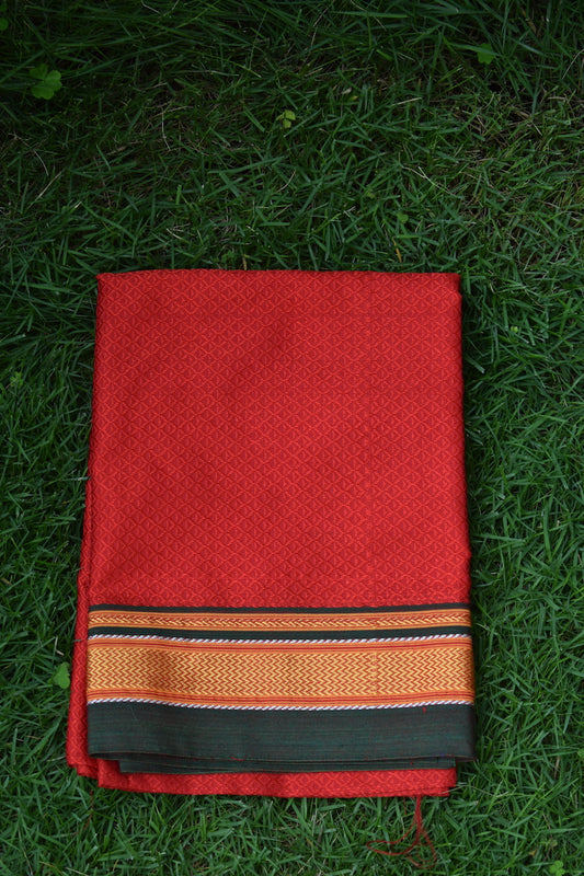 Red Khun Blouse Piece