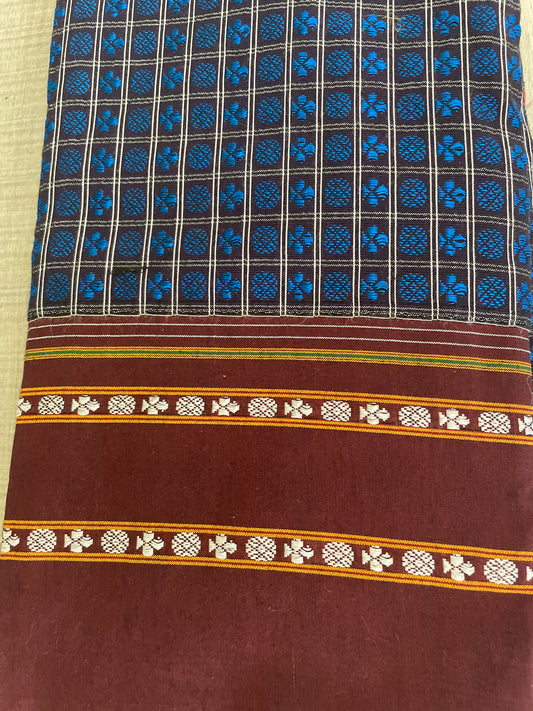 Blue Khun Blouse Piece
