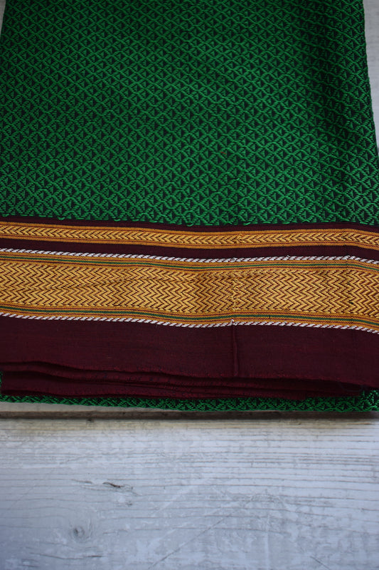 Green Khun Blouse Piece