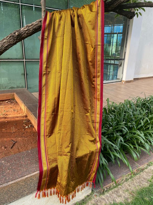 Honey Brown Khun Dupatta