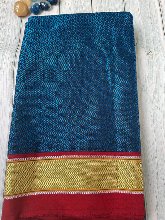 Royal Blue Khun Blouse Piece