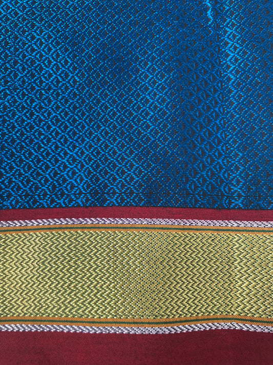 Royal Blue Khun Blouse Piece
