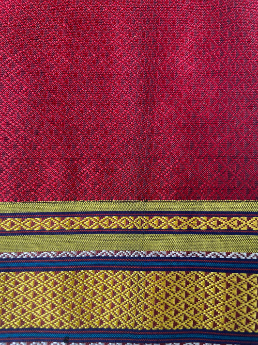 Red Khun Blouse Piece
