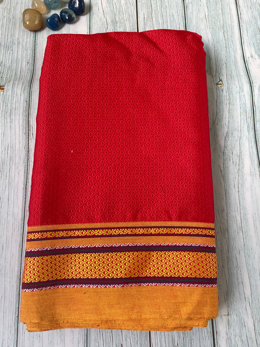 Red Khun Blouse Piece