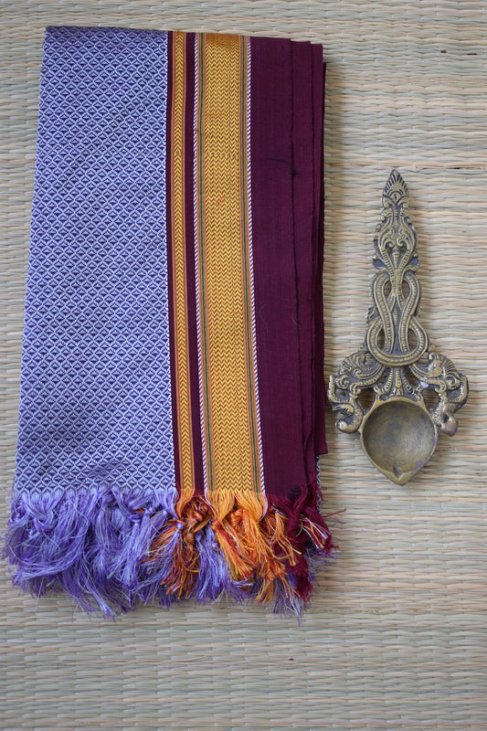 Lavender Khun Dupatta