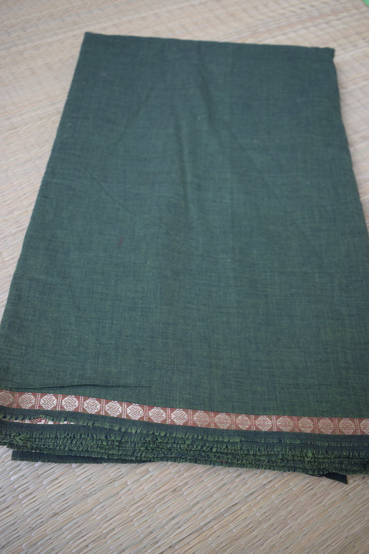 Mehandi Green Cotton Fabric