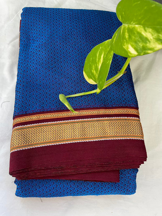 Royal Blue Khun Blouse Piece