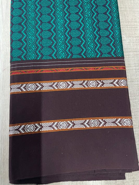 Turquoise Khun Blouse Piece