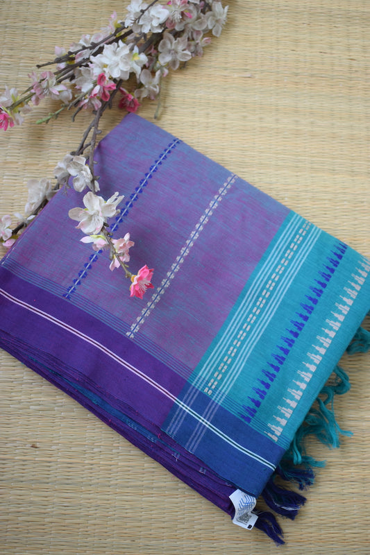 Lavender Begumpuri Handloom Saree