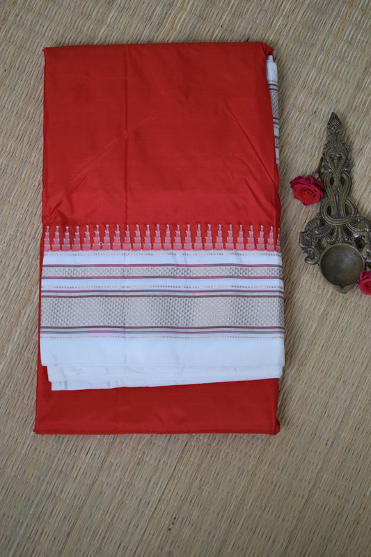 Red Ilkal Silk Saree