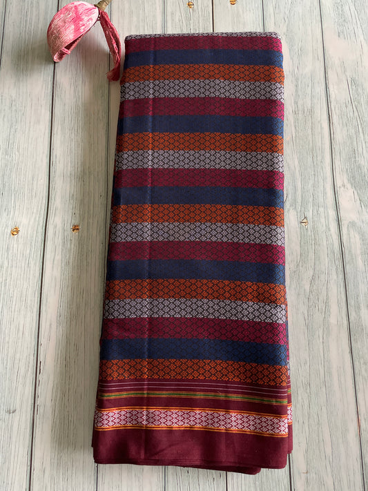 Multi Colour Khun Blouse Piece