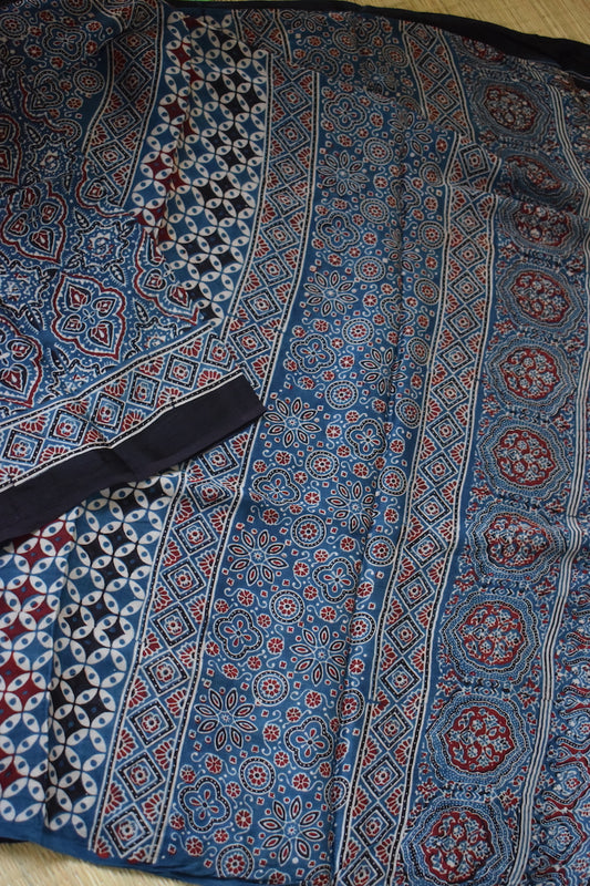 Indigo Modal Silk Saree