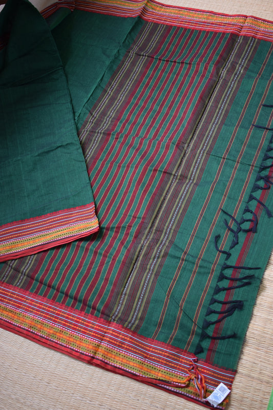 Green Begumpuri Handloom Saree