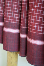 Load image into Gallery viewer, Maroon Pattada Anchu Cotton Saree with Blue border
