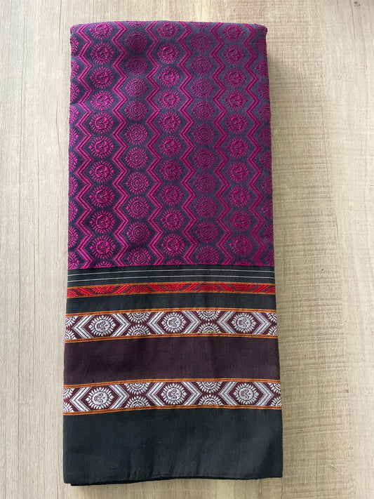 Magenta Khun Blouse Piece