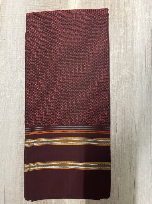 Maroon Khun Blouse Piece