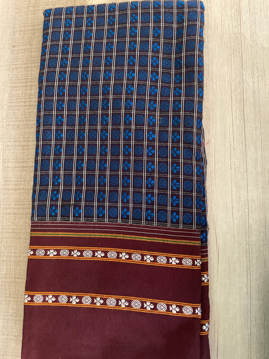 Blue Khun Blouse Piece