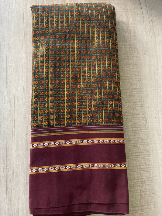 Green Khun Blouse Piece