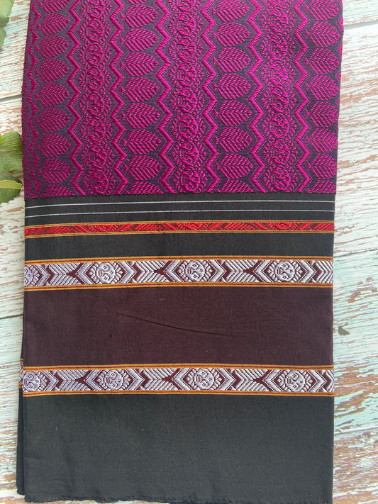 Magenta Khun Blouse Piece