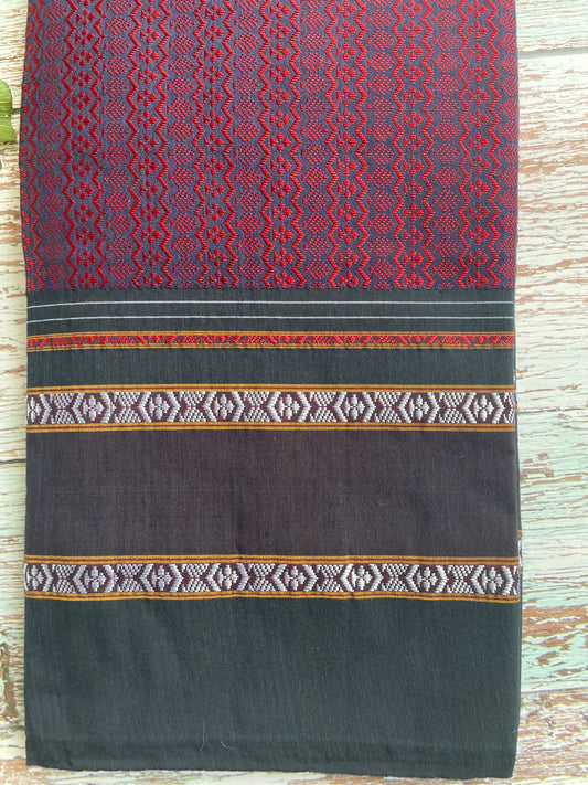 Maroon Khun Blouse Piece