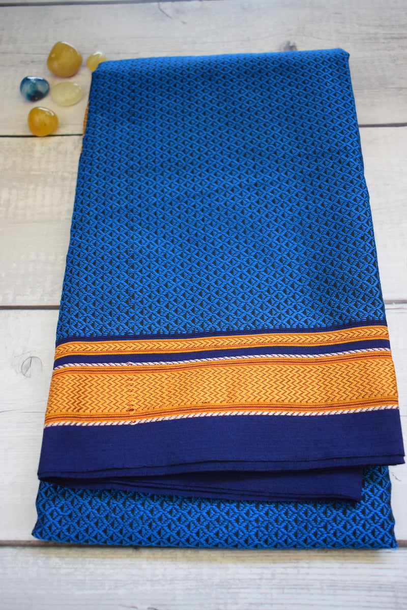 Blue Khun Blouse Piece