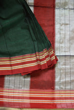 Load image into Gallery viewer, Green Gomedadi Ilkal Cotton Saree

