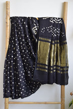 Load image into Gallery viewer, Black Modal Silk Bandhani Saree
