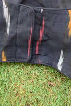 Load image into Gallery viewer, Black Ikkat Cotton Blouse
