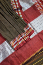 Load image into Gallery viewer, Black Gomedadi Ilkal Cotton Saree
