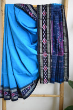 Load image into Gallery viewer, Blue Sambhalpuri Cotton Saree
