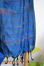 Load image into Gallery viewer, Blue Khesh Cotton Saree
