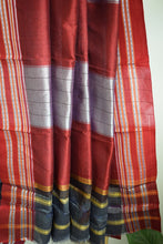 Load image into Gallery viewer, Blue Gomedadi Ilkal Cotton Saree
