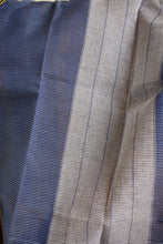 Load image into Gallery viewer, Blue Gomedadi Ilkal Cotton Saree
