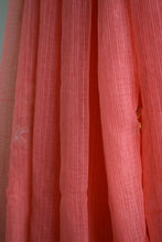 Load image into Gallery viewer, Blush Pink Cotton Kota Doriya with Kaccha Gotapatti work Saree
